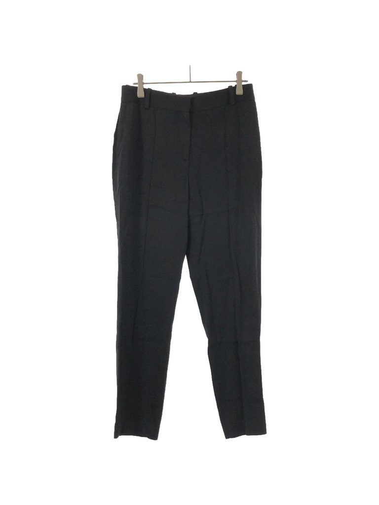 Celine By Phoebe Philo Centerpre Leather Yong Slack Pants 2 1 S35 219 A Black 36